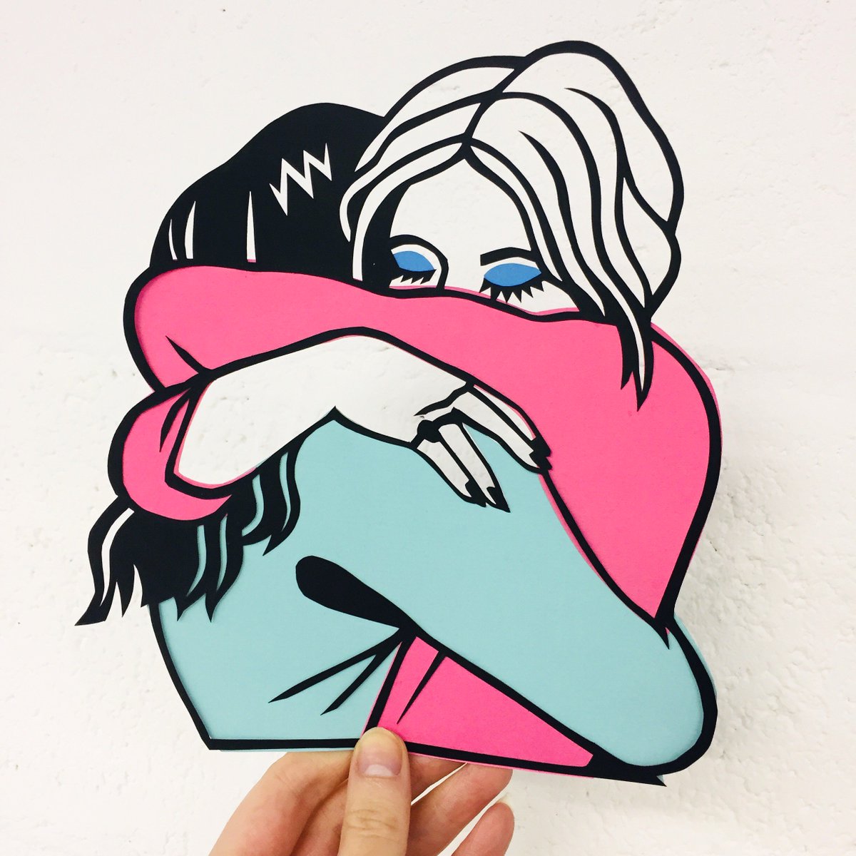 PoppyChancellor's tweet photo. Honoured to be showing my prints and papercut artworks at the @talkaboutloss 'When words hurt: An exhibition on the art of grief' If you're in Nottingham, visit @THiNKin_NG from the 17th-26th of May. Its time to talk about loss #artsandmentalhealth https://t.co/9vd2XbDJ0U