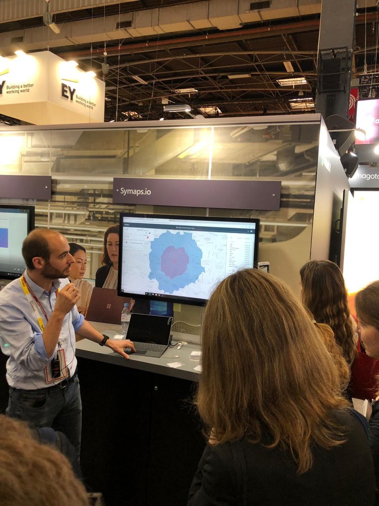 #50pStars : <a href="/Symapsdotio/">Symaps.io</a>, l’app qui géocalise l’emplacement idéal d’un commerce, en direct de #VivaTech ✨