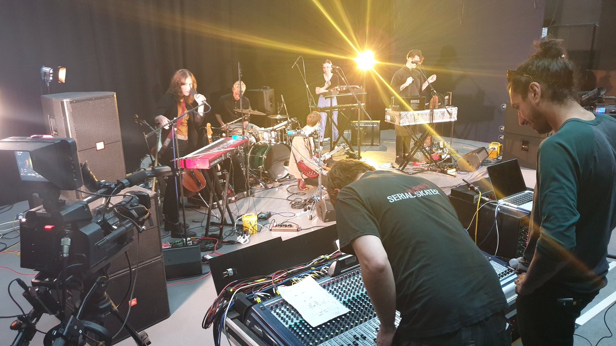 #focuswales2019 #glyndwruni 30 minutes and Focus Wales goes live on Glyndwr TV. First band nearly ready - Yes We Mystic