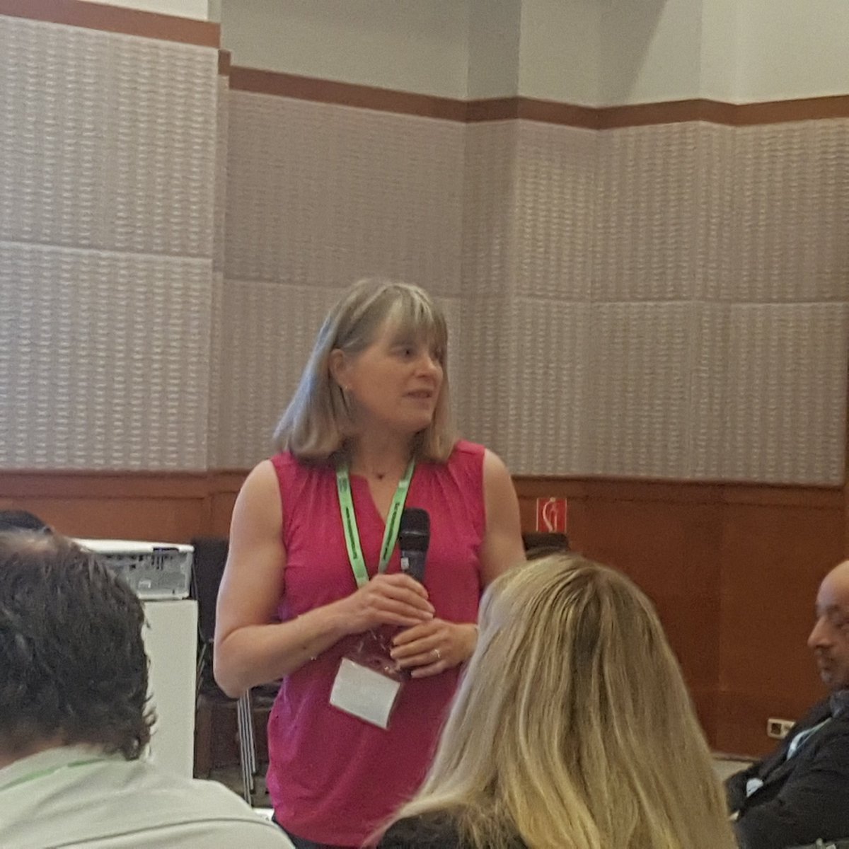 ISAPPscience's tweet photo. Our Executive Science Officer Mary Ellen Sanders adjourns the #ISAPP2019 meeting. It's been an excellent week. Next year: see everyone in Banff, Canada! https://t.co/k7e8GOA3tD