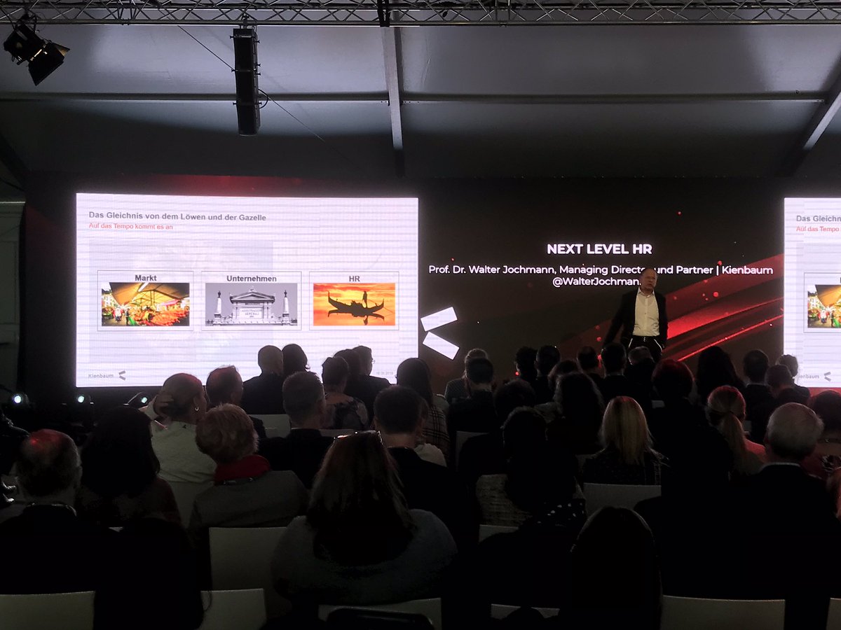 HR has to change faster than business will, other wise HR will be out of business #pplcon <a href="/WalterJochmann/">Walter Jochmann</a> <a href="/KienbaumConsult/">Kienbaum</a>