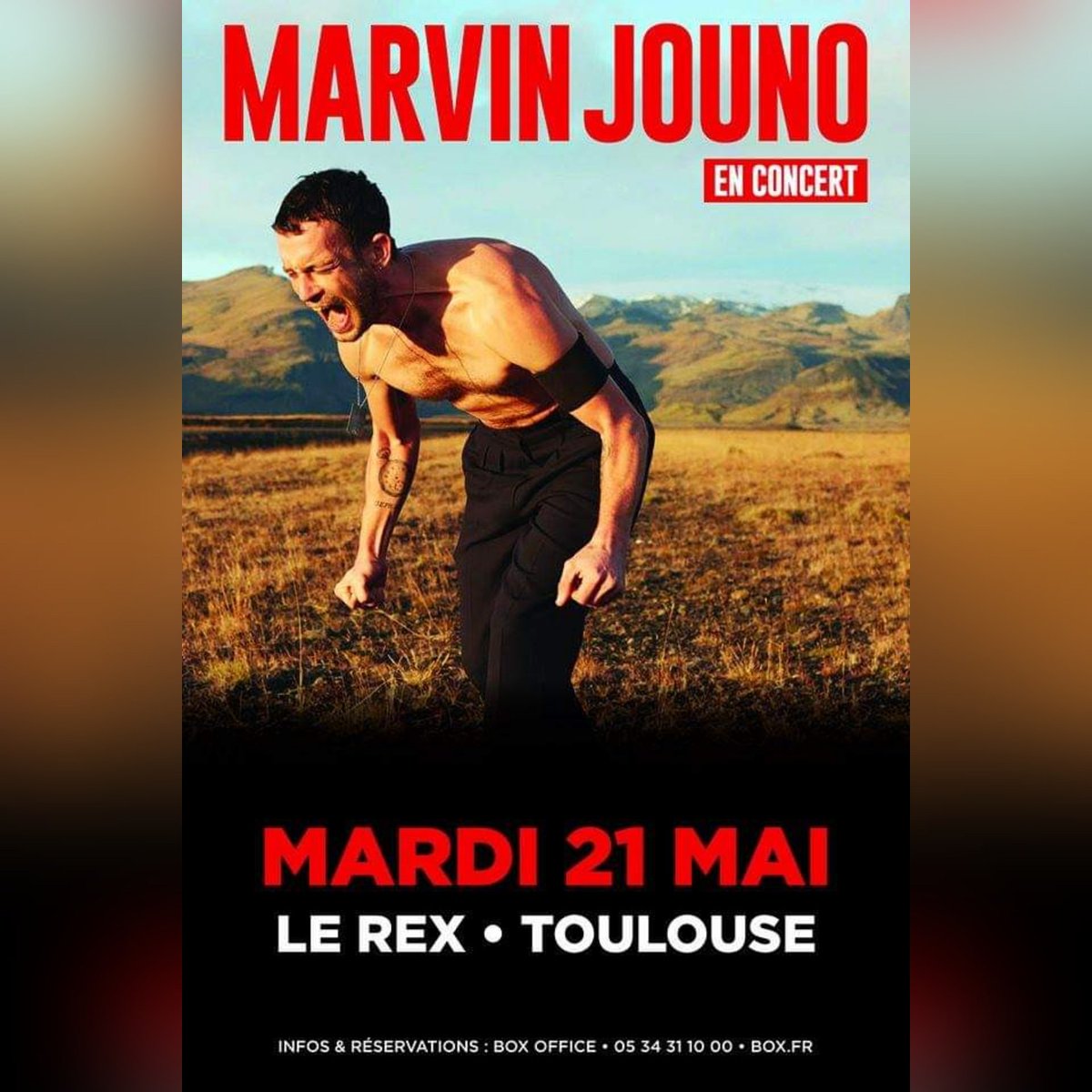 #RDV #Concert @marvinjouno #Mar21Mai @LeRexToulouse #MarvinJouno #LeRexDeToulouse #Toulouse @BoxSpectacles @EuterpePromo #toulousemaville