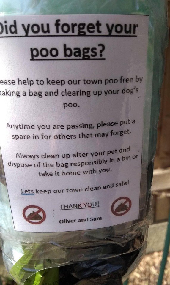 CBCEnviroHealth's tweet image. Our #ThursdayMotivation is thanks to Oliver &amp;amp; Sam's reminder to pick up #dogpoo 💩 @CheltenhamParks  🏞️#ourchelt #clean #anybinwilldo