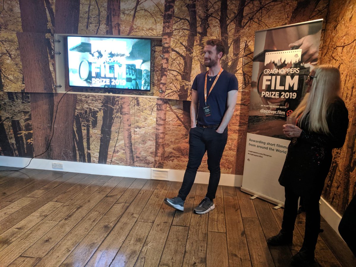 kennethotoole27's tweet photo. Great speaking at the @CraghoppersUK  and @discover_film event last night in London about overcoming problems when making short films. Two amazing companies with incredible teams that support emerging filmmakers and short films like no other. #shortfilms #director https://t.co/ozmae48u87