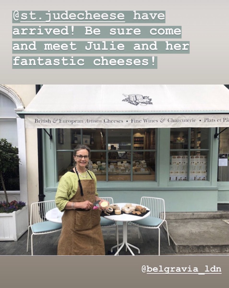 Our London Cheese Month Celebrations have begun! Julie Cheyney from <a href="/stjudecheese/">St. Jude Cheese</a> joins us for our first ‘Meet the Maker’ event of the week.