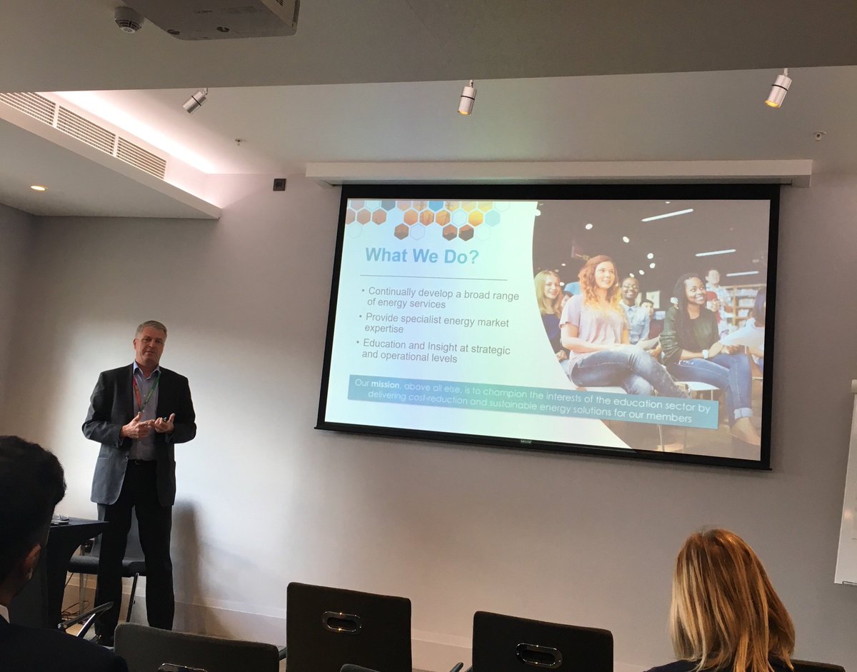 TEC_Connected's tweet photo. Our very own energy & procurement professional Steve Creighton discussing how to achieve long term energy cost security from #renewable and #sustainable energy sources #lupcsupc19 #energy #procurement #savings #collaborationinaction https://t.co/4X6Czo1yKb