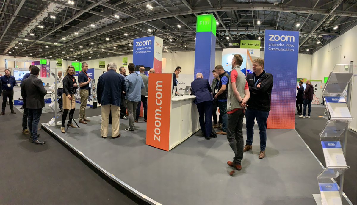 Attending #UCEXPO ? You’ll definitely want to swing by @zoom_us stand for a demo of their complete solution (stand F107) They’ve also announced a new Zoom Phone beta for UK and Australia. (Which includes an option to bring your own carrier) #MeetHappy