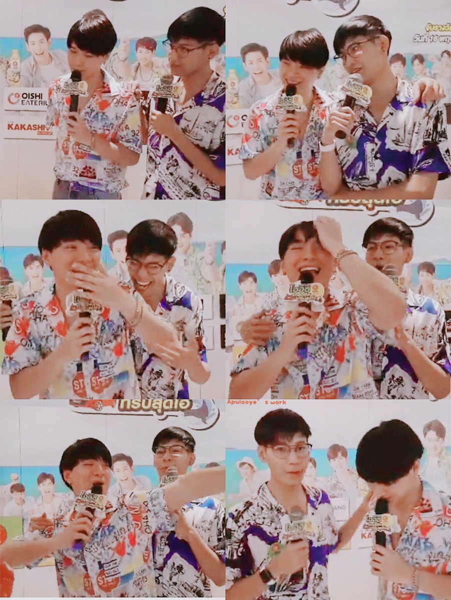 apulaoye's tweet photo. #โออิชิรถสุดฮิพทริปสุดโอ 
#ทีมพีรญา 
20190516 Oishi Live
when they are together ☺️ https://t.co/T35LJG8B4M