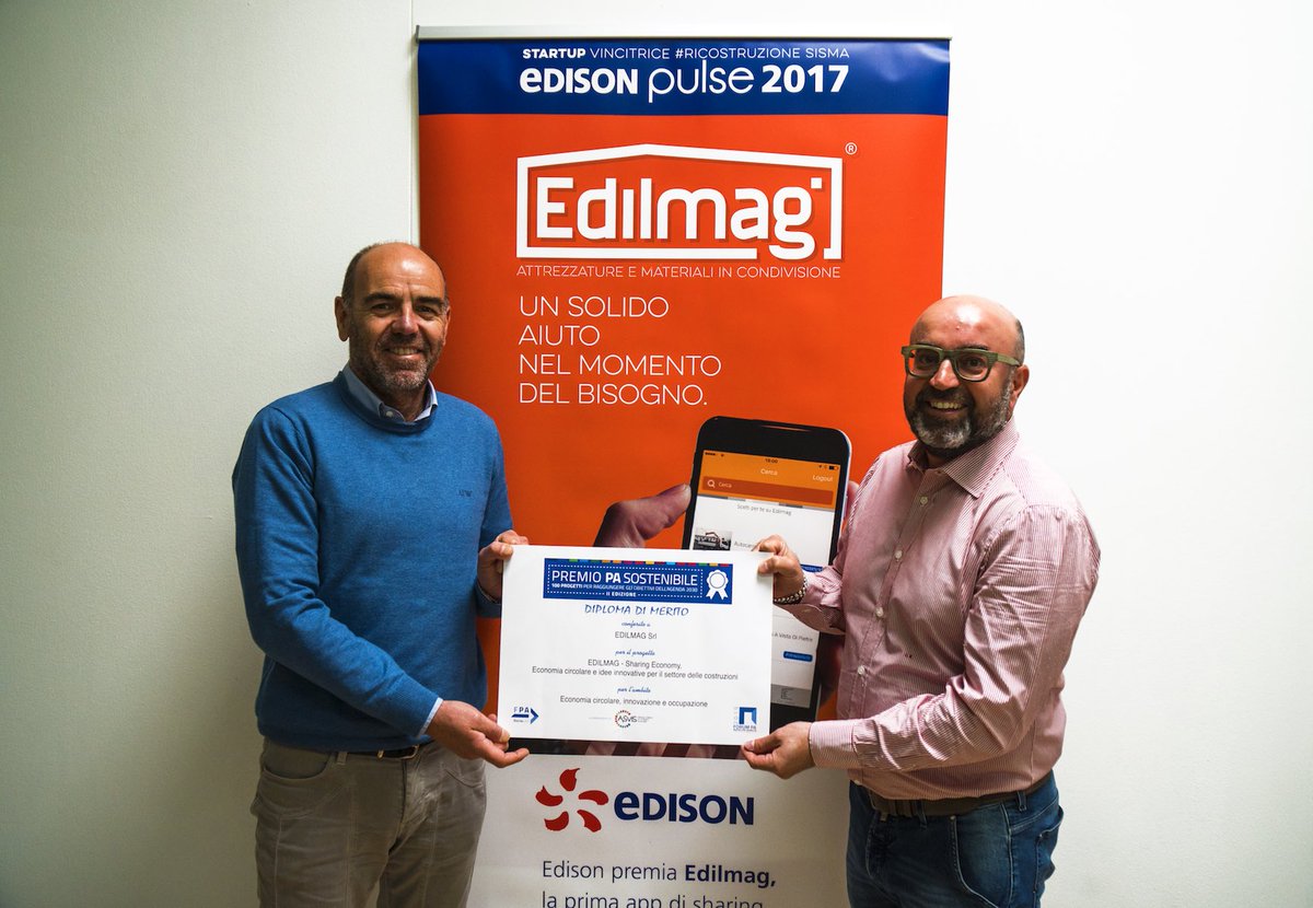 edilmag_app's tweet photo. Un'altra importante tappa per il nostro progetto di PA Sostenibile, nato con Edison nel 2017 con la vittoria dell’Edison Pulse, nella categoria ricostruzione sisma, e valorizzato insieme sul territorio a livello nazionale ed europeo
#edison4gov @Edison4Gov https://t.co/6ovmcfILC5