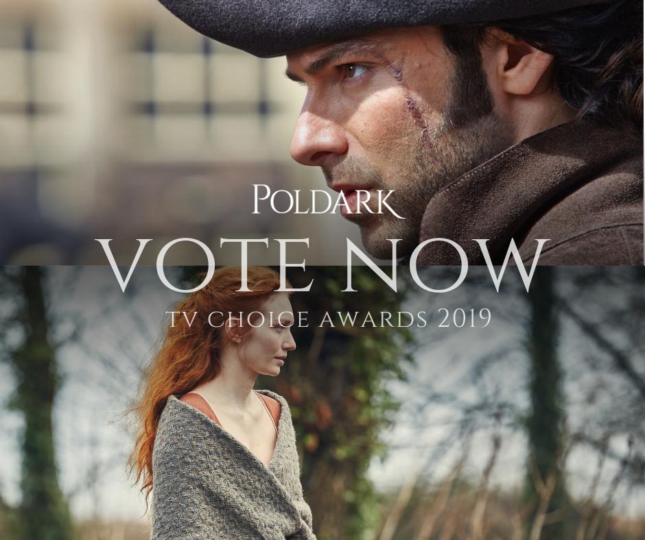 Exciting news! #Poldark has been nominated in this year's @TVChoice Awards. Vote Poldark for Best Drama, Aidan Turner for Best Actor and Eleanor Tomlinson for Best Actress. 👏 Click here to vote now! >> awards.tvchoicemagazine.co.uk/vote-here
