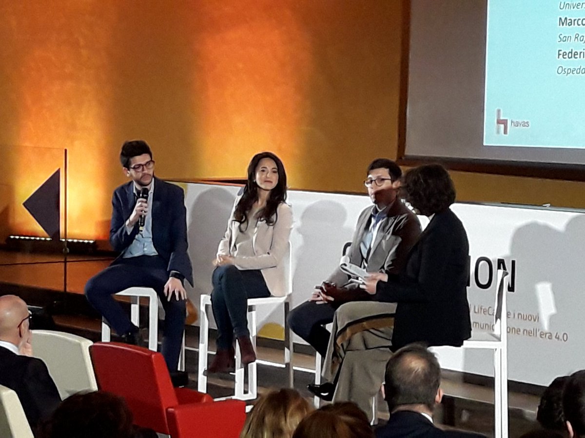 eufi91's tweet photo. Tommaso, Federica e Marco: i #medicimillennials @MyUniSR e @SanRaffaeleMI parlano della loro esperienza nel rapporto tra #medico e #tecnologia #GenerationNow2019 https://t.co/KlgsdDhnYD
