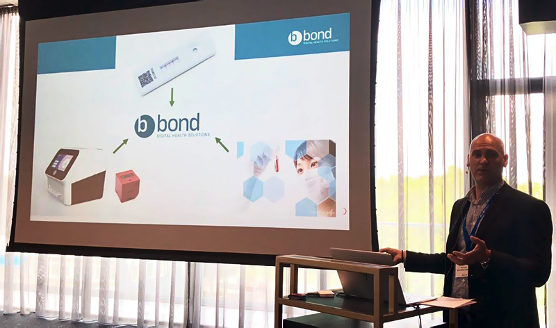 ValleyDx's tweet image. &quot;Bond is at the heart❤️of the lateral flow industry!&quot; - Phil Groom, Commercial Director. We&apos;re elevating diagnostic tests to the next level via custom App development and Cloud connectivity!  #LateralFlowWorkshop2019 #lfw2019 #medicaldevicesoftware #healthtech #biotech