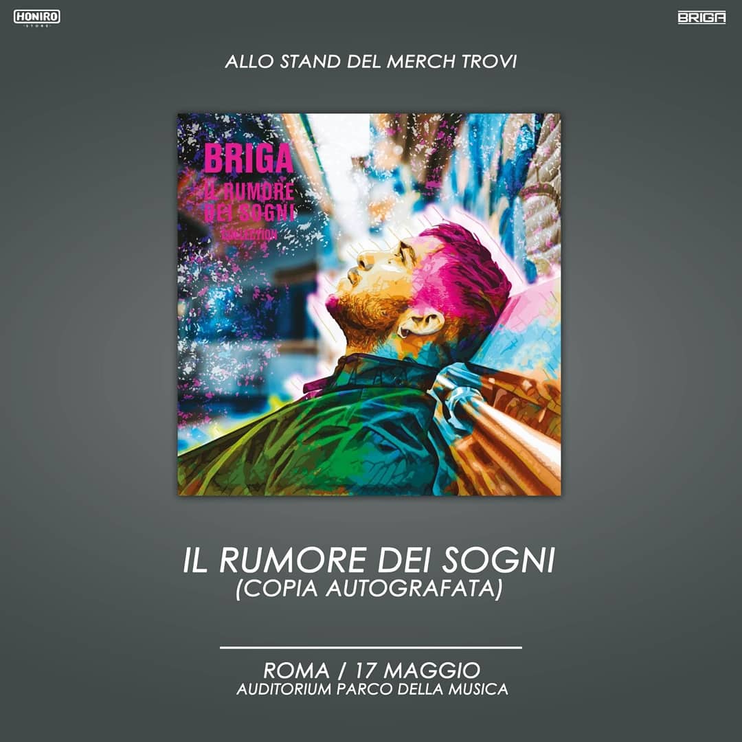 Honiro's tweet photo. Domani al concerto di Briga a Roma troverete tutto il merch e i dischi autografati presso lo stand Honiro ! #acusticolive https://t.co/Er6CFfddcY