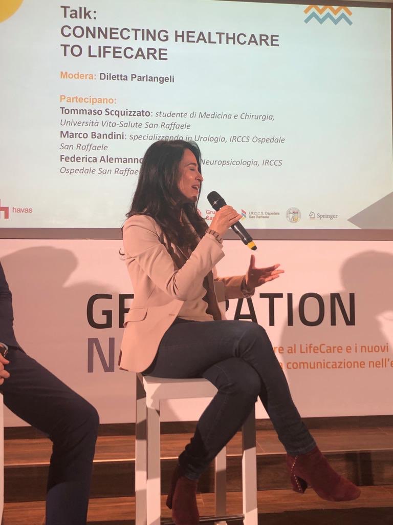 marcellalogli's tweet photo. “La tecnologia deve essere coadiuvatore del rapporto medico paziente, ma non sostituirsi” Federica Alemanno, Resp. Neuropsicologia @SanRaffaeleMI #sanità #GenerationNow2019 https://t.co/xd2fZeMtB4
