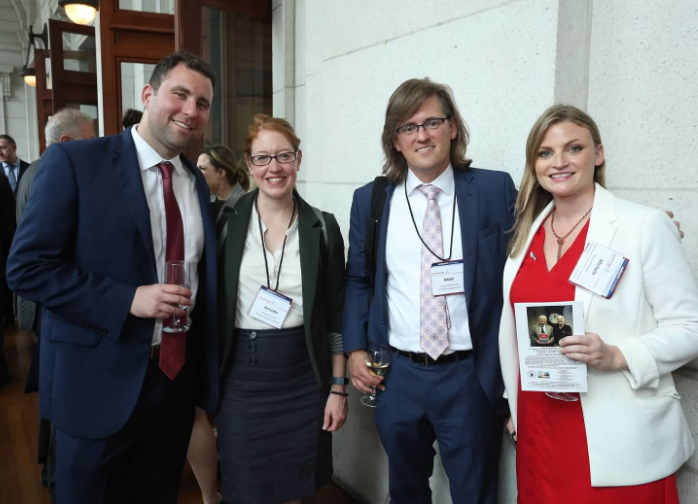REMSAOfficial's tweet photo. An excellent reception at Union Station to top off a long day of productive meetings at #RailDay2019! Thank you to @ASLRRA for hosting this event. #railway @theNRC @Holland_LP @Railway_Supply @AAR_FreightRail @rail_pro_mag @MillerIngenuity @LoramInc @GREX_Rail @GoRail @OneRailUSA https://t.co/X9SnvCwePY