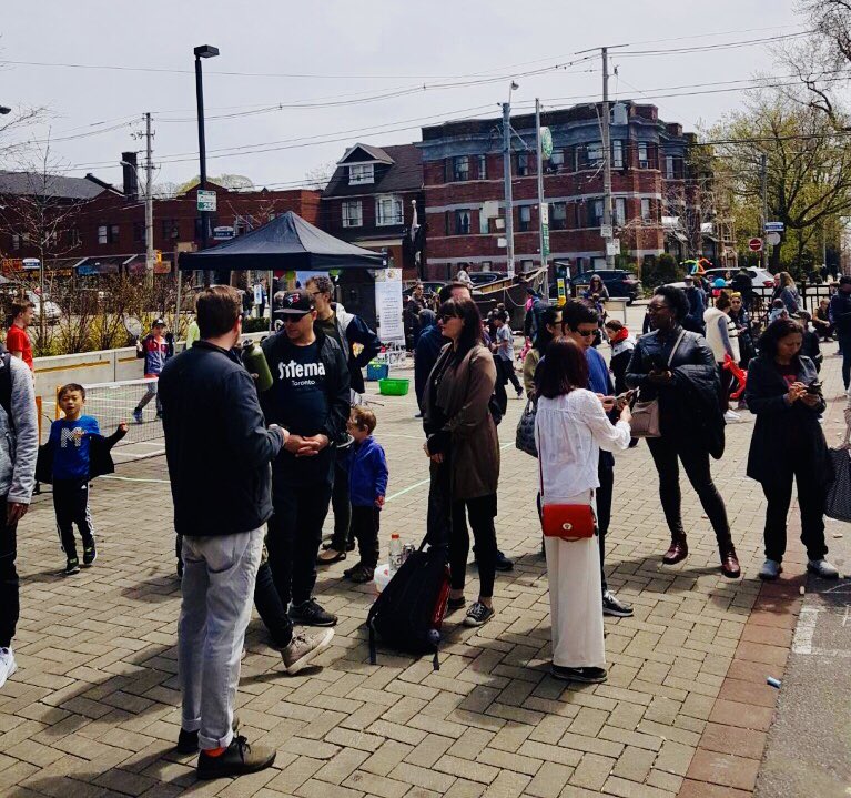 ely_OTA's tweet photo. Thanks for having us @ParkdaleBIA &amp; @boulevardclubTO for the #SpringintoParkdale!
@Parkdale_V @ParkdaleRA 
#GetOnTheCourt https://t.co/jbuHH92uR9