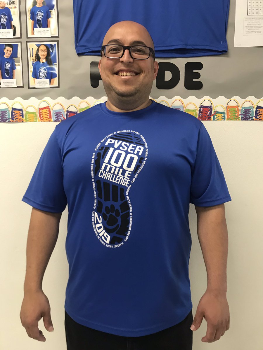 Congratulations to Miss Cecilia and Mr. G for accepting and completing the 100 Mile Challenge. Way to be GREAT role models of fitness and personal goal setting for the students of PVSEA! <a href="/PVSEACougars/">PVSEA</a> <a href="/PVSDCamarillo/">PVSD Camarillo</a> <a href="/PVSEAPTA/">PVSEA PTA</a>