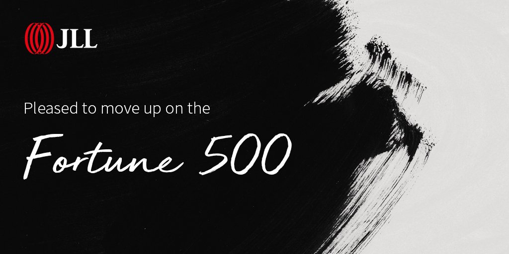 JLL's tweet image. Our climb to #189 on this year’s #Fortune500 list pays testament to our commitment to teamwork, ethics and excellence. Read more: jll.link/6018EcHUs
