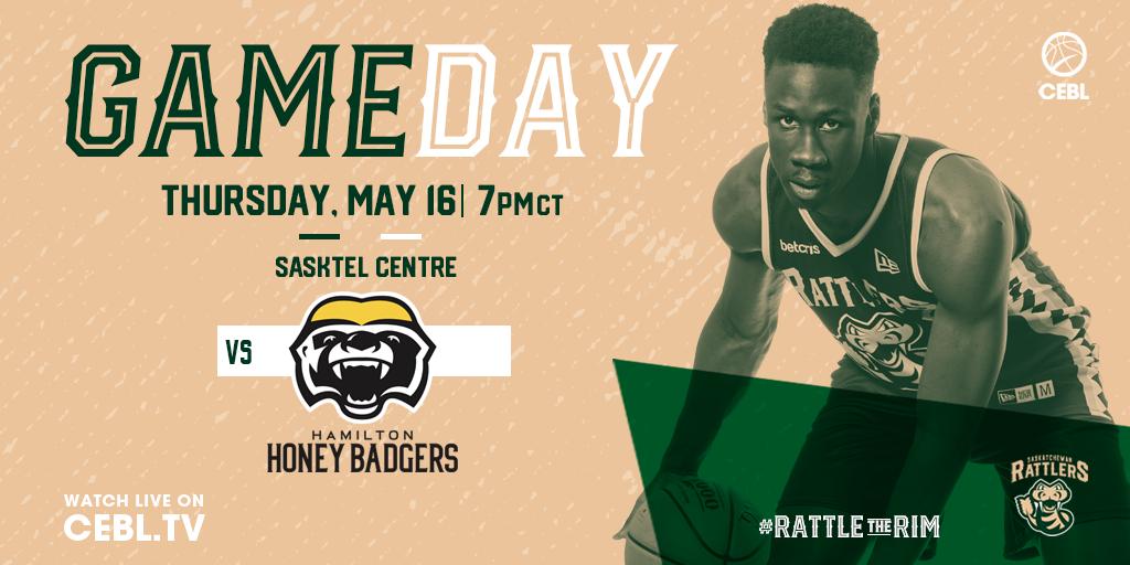 saskatoonmamba's tweet photo. WAKE UP, SASKATCHEWAN - IT'S GAME DAY! Tonight, your Saskatchewan Rattlers take on the @HM_HoneyBadgers in the third game of the Rattlers @CEBLeague season. Help us #PackThePit tonight at the @SaskTelCtr by getting your tickets now! #RattleTheRim
---
🎟: https://t.co/Cg5UzqsAs8 https://t.co/pDCBDrRFTB