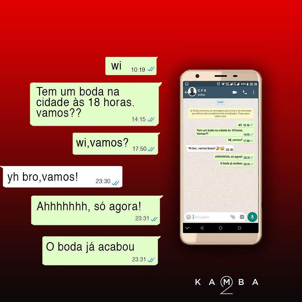 Aquele amigo que demora bué para responder as mensagens! 😁😀 #7mobile #mundo7 #xperiencia7 #luanda