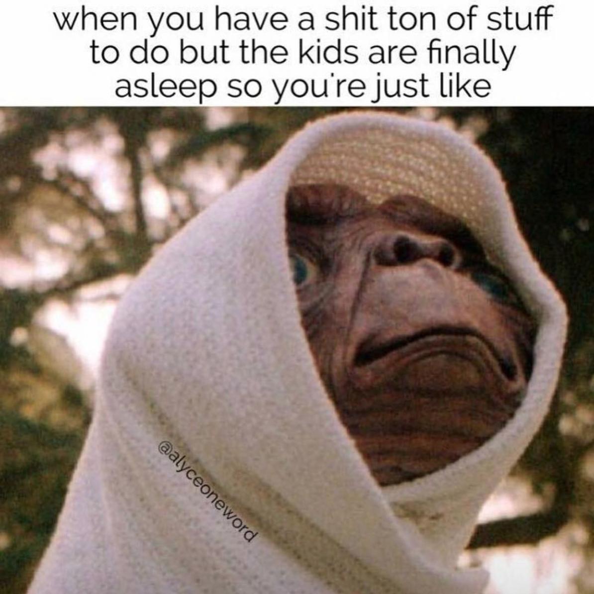 Currently.
(📷: @alyceoneword via IG)  
#currentmood
#parenting 
#momlife
#balboababy