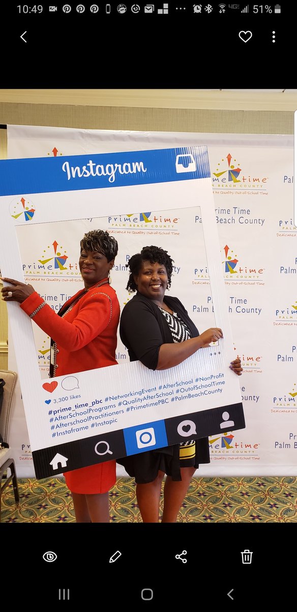 MzMortin's tweet photo. Had a fabulous time at the OST awards breakfast! My team member Mrs. Daughrity and I were recognized for earning certificates from Palm Beach State College! "Live by choice not by chance", Mrs. Parker PBSC President. #ExtdLrngSDPBC #sparkthemind #primetimepbc https://t.co/xGKpml6qBc