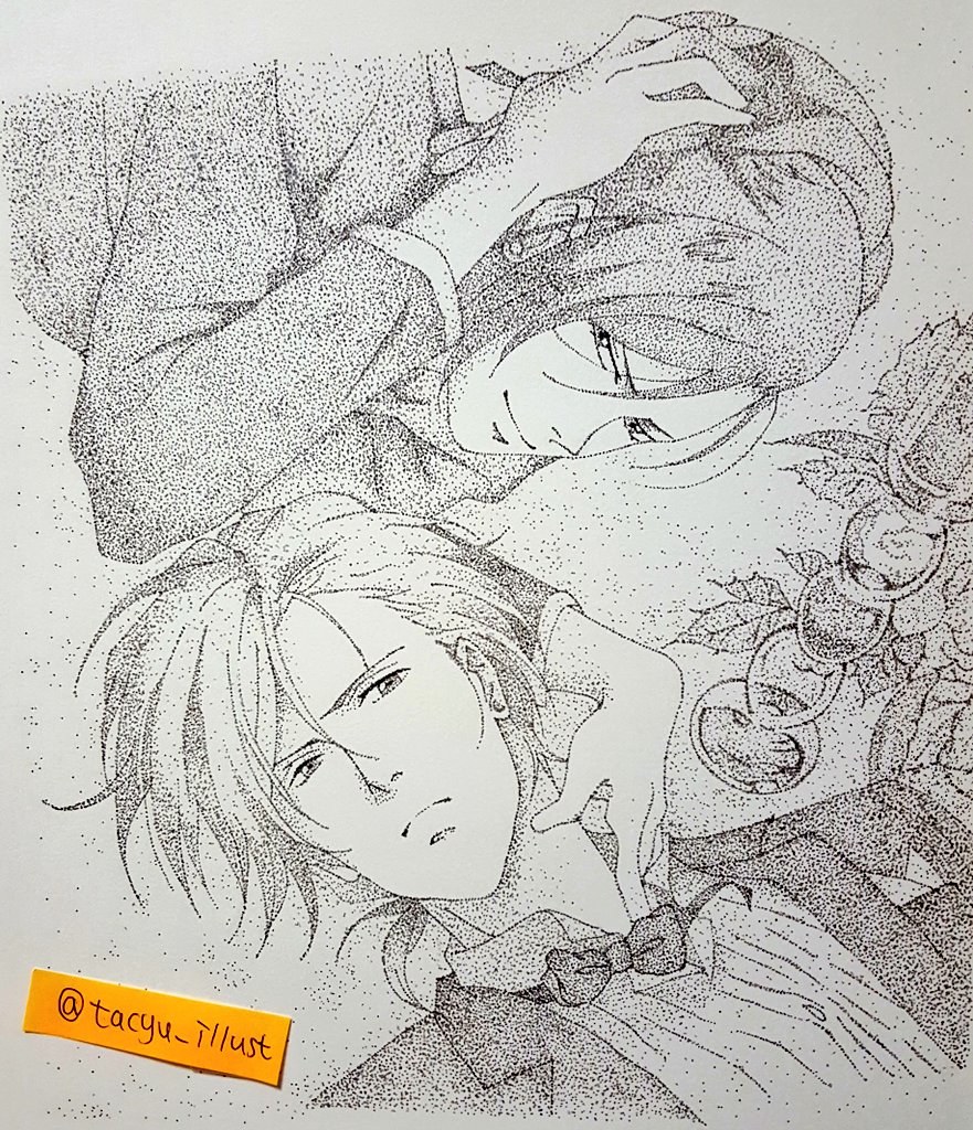 たちゅ على تويتر Bananafishの点描画 アッシュ ユーシス Bananafish バナナフィッシュ たちゅ على تويتر Bananafishの点描画 アッシュ ユーシス Bananafish バナナフィッシュ