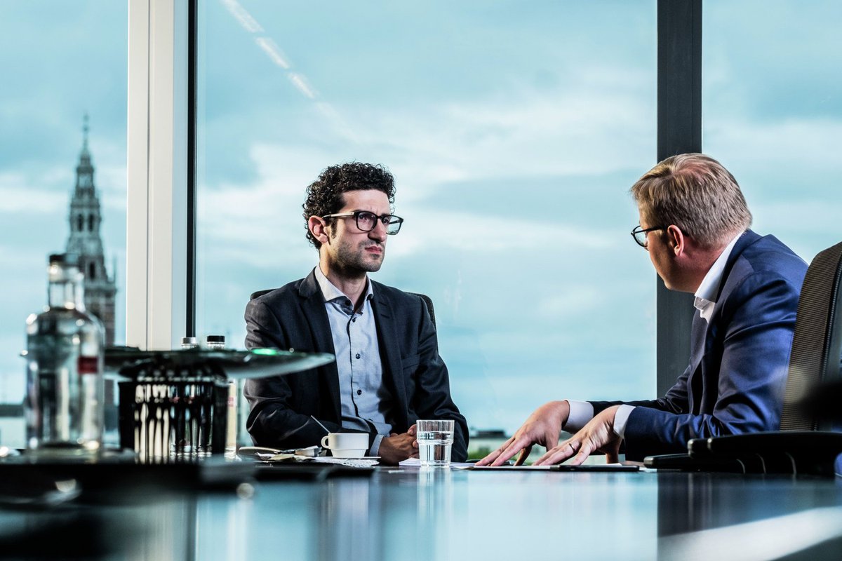 IONbvba's tweet photo. Onze CEO Kristof Vanfleteren sprak met de Leuvense #burgemeester @MohamedRidouani over het ecologische #Leuven van de toekomst. Het dubbelinterview lees je binnenkort in de 3de editie van ons #magazine ICONIC. 📚 #developdifferent @leuven2030 #roadto2050 #meertoekomst https://t.co/bJcwbiQ3bc