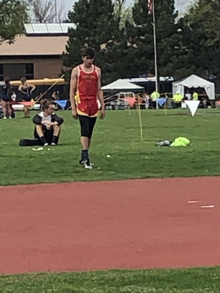 State Track Meet, Hector Ortega at the High Jump. Just cleared 6’7” for 2nd place. Great job Hecto.  Go Norse!!!!