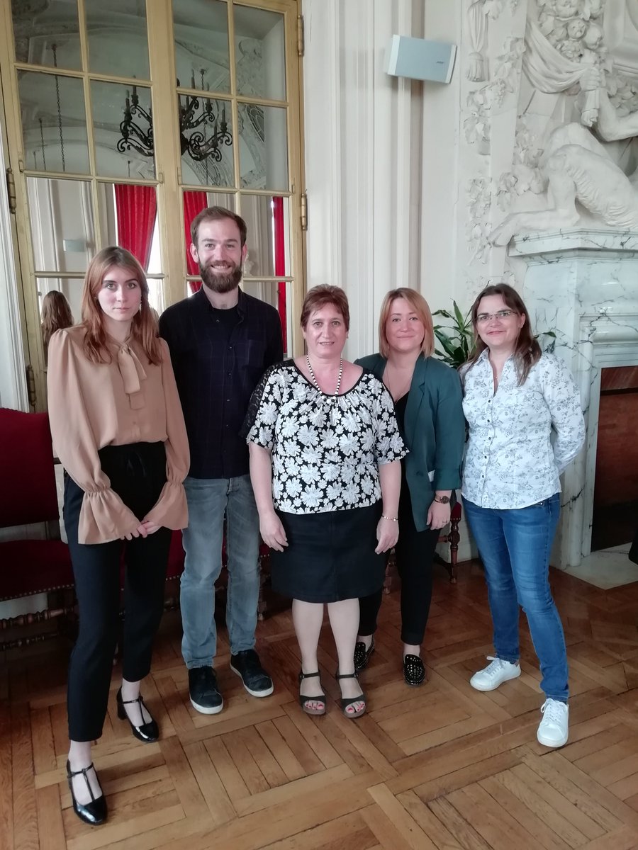 Reimshabitat's tweet photo. #Reimshabitat accueillait Marie-Carmen, Gérald et Mélissa lors du #Duoday2019 en binôme avec un Chargé de communication, Gestionnaire Client et Patrimoine et une Chargée de prévention et ainsi faire évoluer les mentalités pour l'emploi des travailleurs handicapés #Handimoiplus https://t.co/DuZkOf78Yo