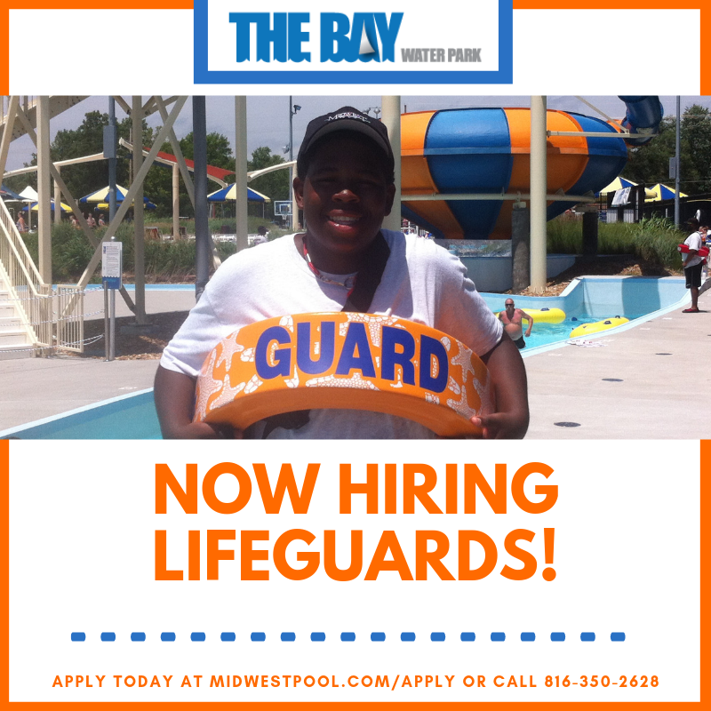 TheBayKC's tweet photo. Looking for a summer job? The Bay is hiring guards for the 2019 season! Call 816-350-2628 of visit https://t.co/ZhCx8M7Fg9 https://t.co/mBXl6pxrl6