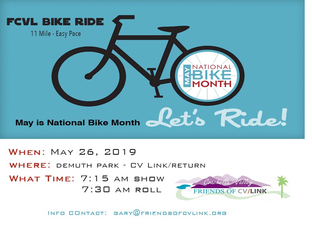 FriendsofCVLink's tweet image. The Friends of CV Link invite you to celebrate bicycle month on May 26th.  See details below: