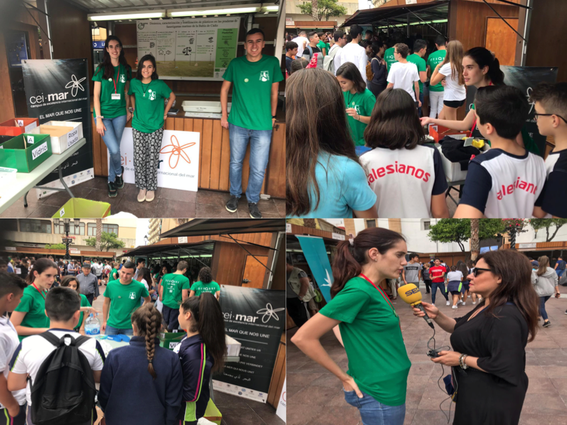 plasticfam's tweet photo. Nuestro equipo divulgando sobre #praderasmarinas y sobre #reducir #reciclar y #reutilizar el #plástico en #DiverCiencia de #Algeciras. ¡Gran trabajo chic@s!

#Concienciación, #conservación y #educación para las nuevas generaciones♻️🌊

@FCTAlgeciras @campusdelmar @Chelonia_ong https://t.co/J7dUj3up3x