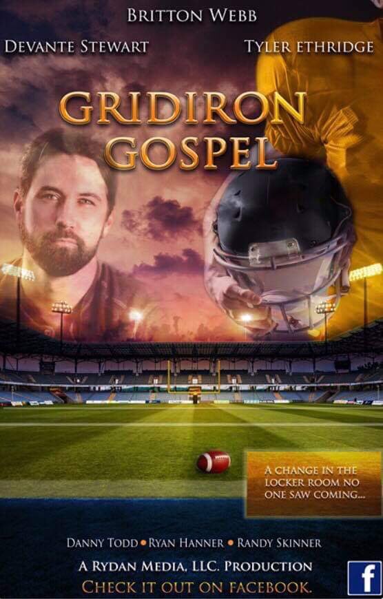 bwebb_actor's tweet image. Movie Poster for Gridiron Gospel, a faith based film being produced by @rydanmediallc If you feel led to help in any way please contact them! It is a touching story that will definitely change lives. #faithbasedfilms #faith #faithbased #movie #actor #actorslife #independentfilm