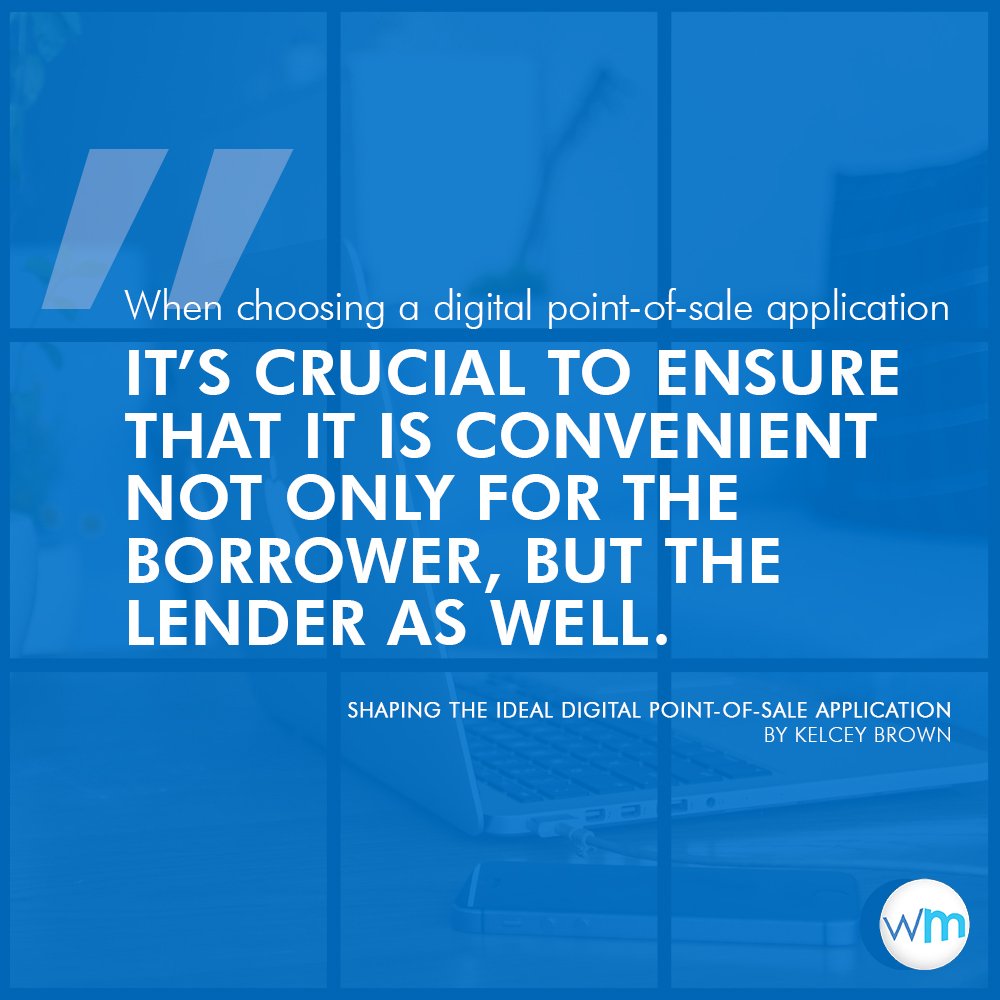 WebMaxco's tweet image. &quot;When choosing a #digital point-of-sale application it&apos;s crucial to ensure that it is convenient not only for the borrower, but the lender as well&quot;

As quoted by Kelcey Brown in his latest #WebMaxBlog, &quot;Shaping the Ideal Digital #PointOfSale Application&quot; bit.ly/2Q8MXvL