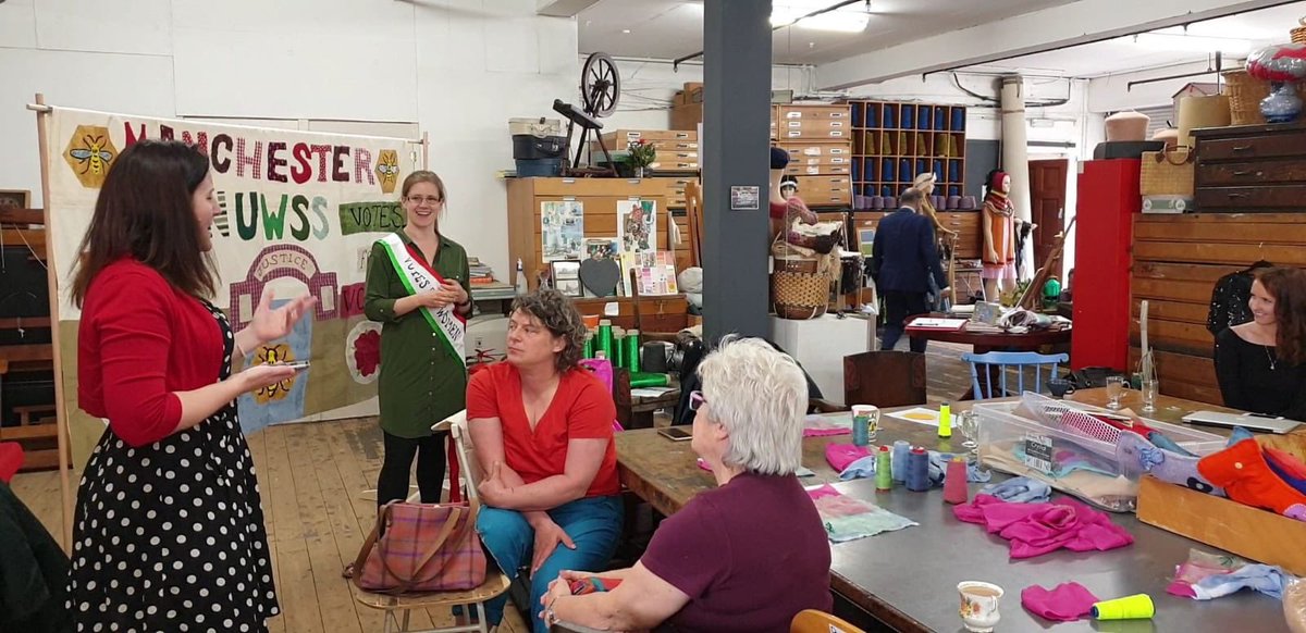 Fantastic to be a part of today’s <a href="/FlourishCIC/">Flourish Together</a> <a href="/BigHeartSkills/">Big Heart Network</a> event and share how the @HeritageFundNW Greater Manchester GameChangers programme inspired the next generation of campaigners thanks to artists, youth workers and, ofcourse, the Suffragists 🙌🏻