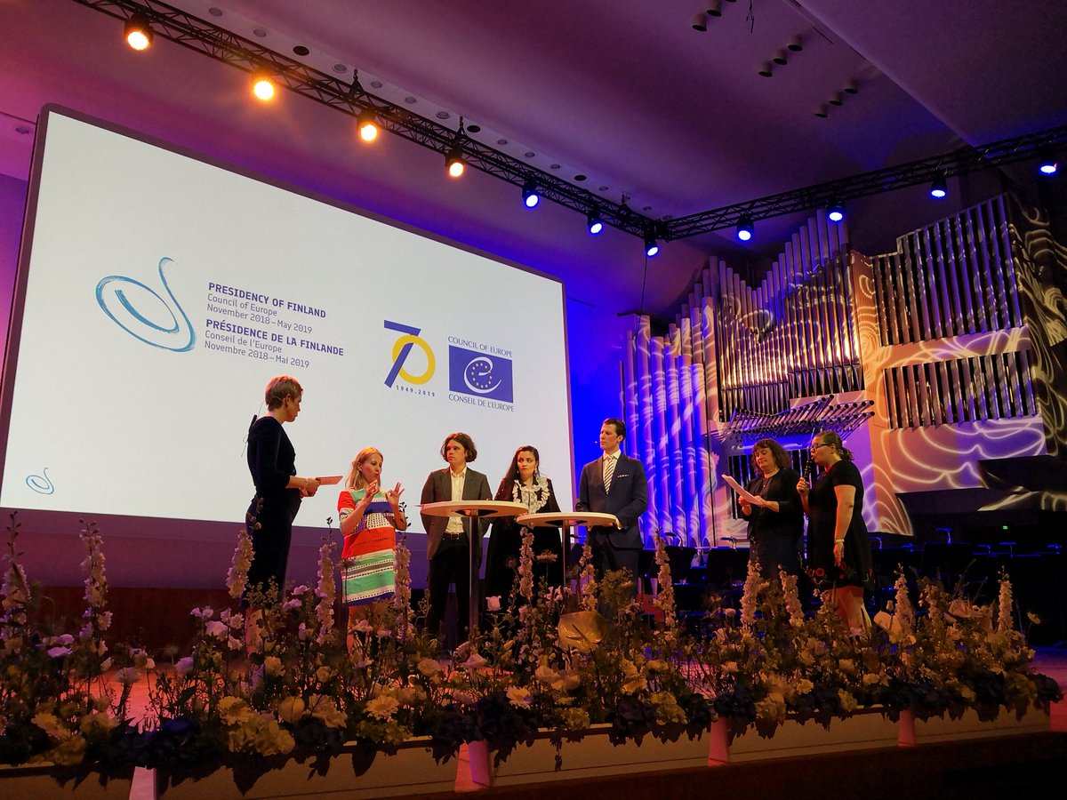 MFA_MNE's tweet image. FM Darmanovic in #Helsinki 🇫🇮 attending the ceremony to mark 70th Anniversary of Council of Europe @coe - #OurRights #OurFreedoms #OurEurope #CoE70 @FinlandCoE