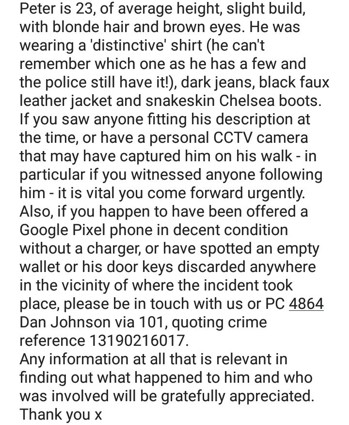shnicky4eva's tweet photo. *Appeal re. suspected street robbery and serious assault - Rowland Road, Beeston, #Leeds, 28/04/19* Thanks to everyone who has RTd on here, shared on FB, and sent lovely messages. We will get the answers my brother needs and deserves. Someone must know something! https://t.co/vCGJYRIloq