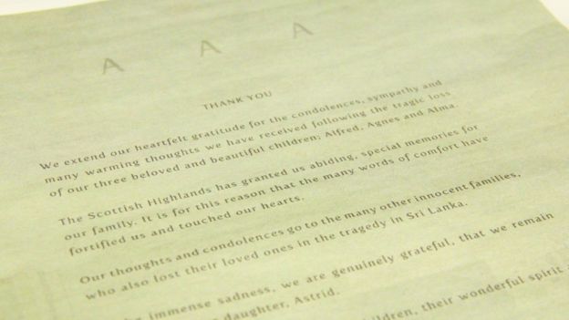 Bbc Scotland News On Twitter Tycoon S Thank You Letter For