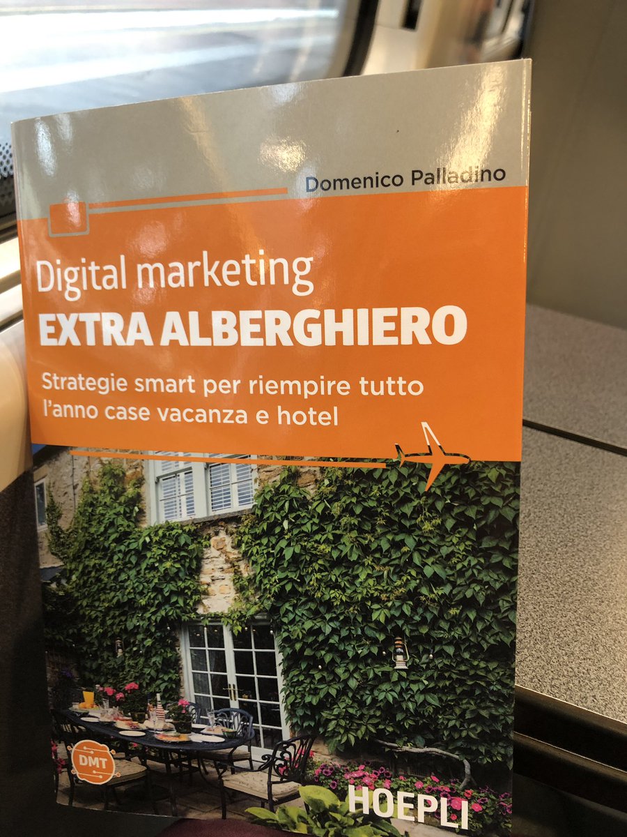 robertofuso's tweet photo. Letture interessanti: “Digital Marketing Extra Alberghiero” di @_zadig Domenico Palladino.
Si studia, in viaggio verso #Genova per una due giorni di #Mastersocial con @thevortexit e @Europa2027. https://t.co/6muInYntfv