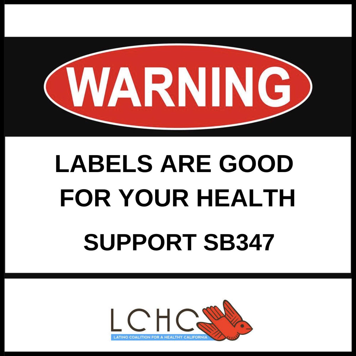 WeArePHA's tweet photo. All Californians have the right to know whatโs in the water theyโre drinking ๐งWarning labels provide critical information we need to make healthy choices for ourselves & our families!๐ชHelp us spread the word and #SupportSB347 #HealthyCA #SB347 https://t.co/0kGjpsimZT