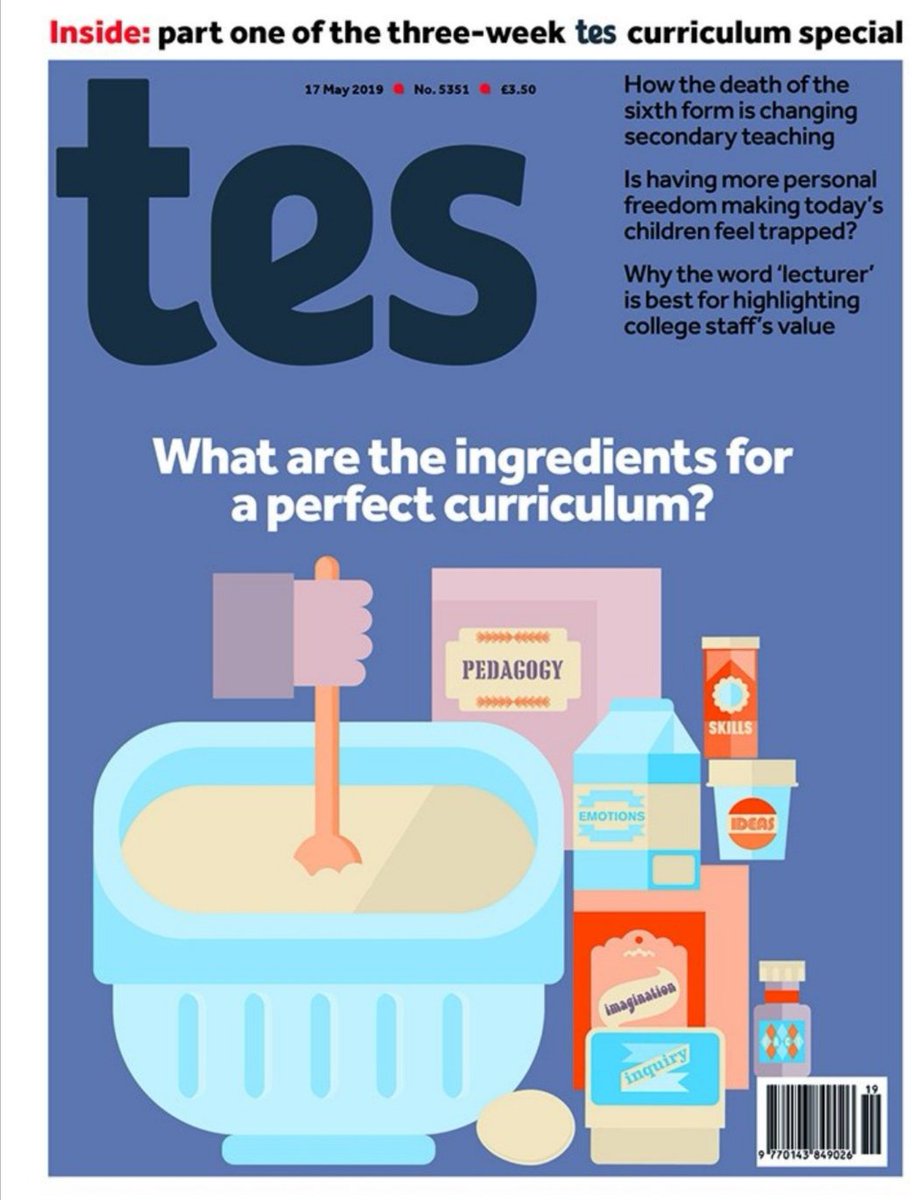 Part one of the <a href="/tes/">Tes magazine</a> curriculum series is out tomorrow! For the first issue we have gone out and found the top curriculum theorists in the world to talk about what the research says is important when it comes to building a curriculum. We have pieces from...