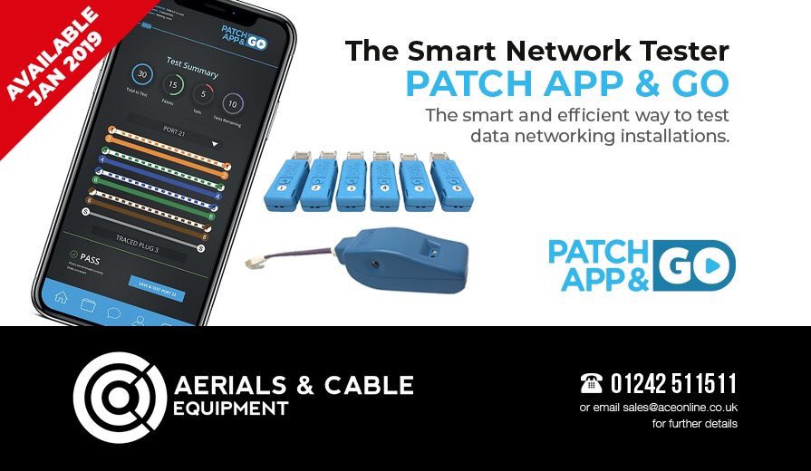 ACELtd1's tweet image. Patch App &amp;amp; Go - The Smart Network Tester in stock and shipping!! 
Call 01242 511511 or email sales@aceonline.co.uk for further details. #network #patchapp #testequipment
