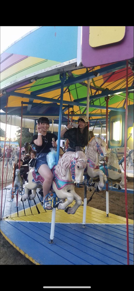 CompassHomestay's tweet photo. Throwback Thursday! What could be more fun than spending the day riding pink horses and spending time with our host families?! NOTHING! https://t.co/y5NpfzwvO6