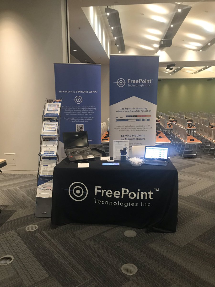 getfreepoint's tweet image. Our FP team is @Vox_ISM to showcase with other Industry Leaders that make an impact in manufacturing. #machinemonitoring #thefreepointdifference #bigdata