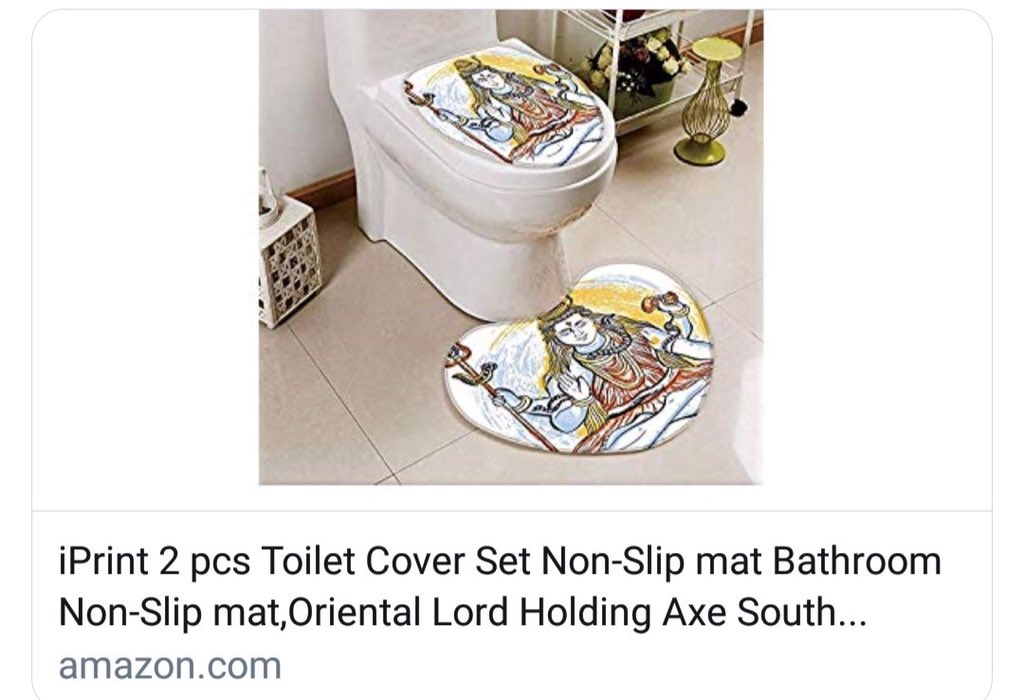 advosushildixit's tweet photo. Mistake is a mistake when it is done once or twice

But #Amazon is a repeat offender who seems to enjoy hurting the religious sentiments of #Hindus

Do u have the guts to sell products mocking Islam or Christianity or Hindus are soft targets??

Shame on Amazon
#BoycottAmazon https://t.co/Y7mmi2fhzv