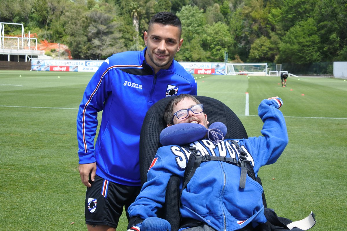 sampdoria's tweet photo. 🎥 #SampthingDifferent: la #Sampdoria, Re Fabio #Quagliarella e il Principe Michele ➡️ https://t.co/5tIzuux9GR https://t.co/ho7DAtoJI0