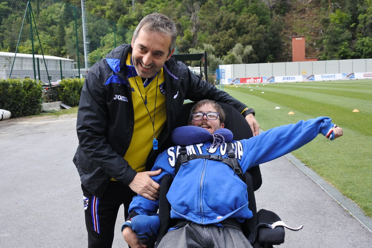 sampdoria's tweet photo. 🎥 #SampthingDifferent: la #Sampdoria, Re Fabio #Quagliarella e il Principe Michele ➡️ https://t.co/5tIzuux9GR https://t.co/ho7DAtoJI0