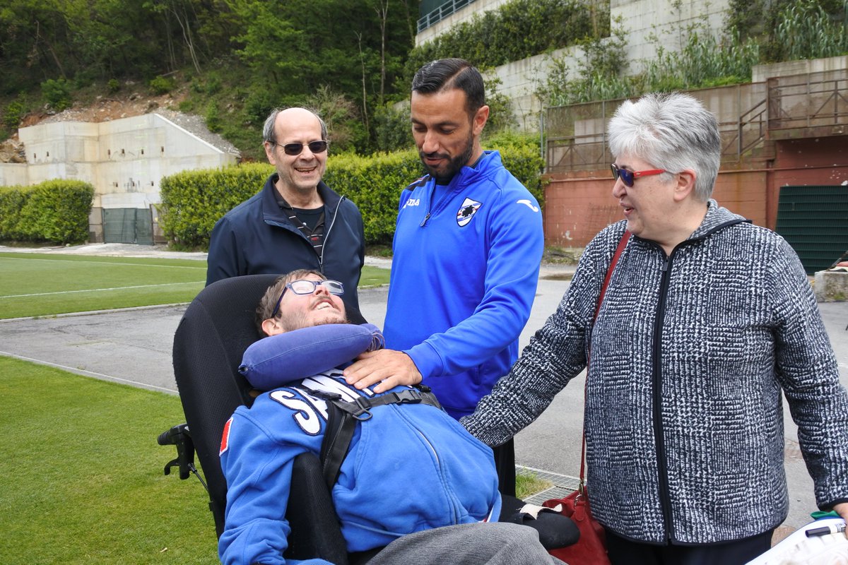 sampdoria's tweet photo. 🎥 #SampthingDifferent: la #Sampdoria, Re Fabio #Quagliarella e il Principe Michele ➡️ https://t.co/5tIzuux9GR https://t.co/ho7DAtoJI0