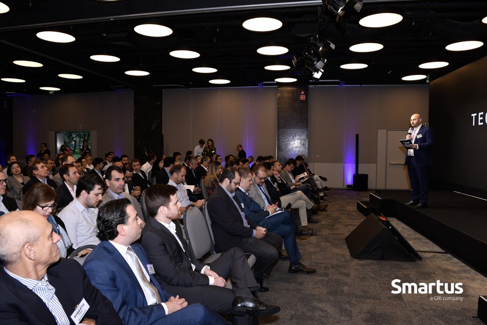 smartusbr's tweet image. Guilherme de Mauro, diretor executivo da Smartus, inicia neste momento o Smartus Proptech Summit 2019! #SmartusProptechSummit #Proptech #SãoPaulo #SP #Smartus